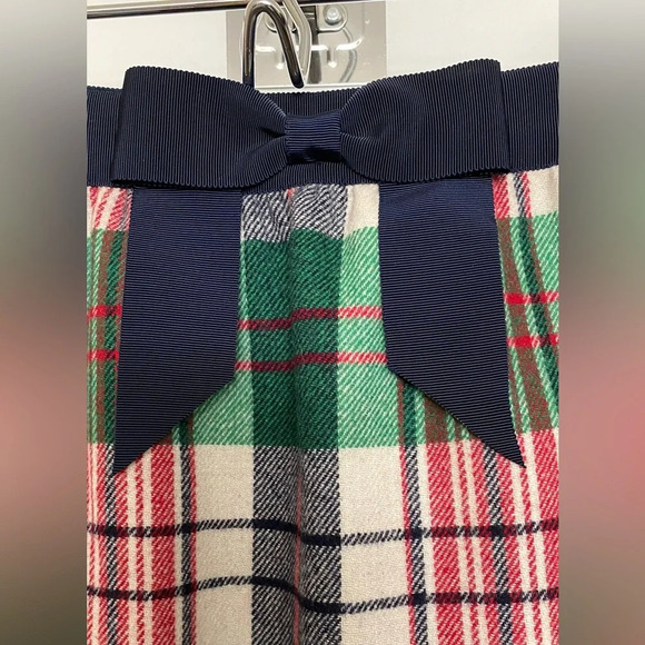 NWT Vineyard Vines Tartan Bow Wool-blend Skirt Size 12 - Picture 6 of 9